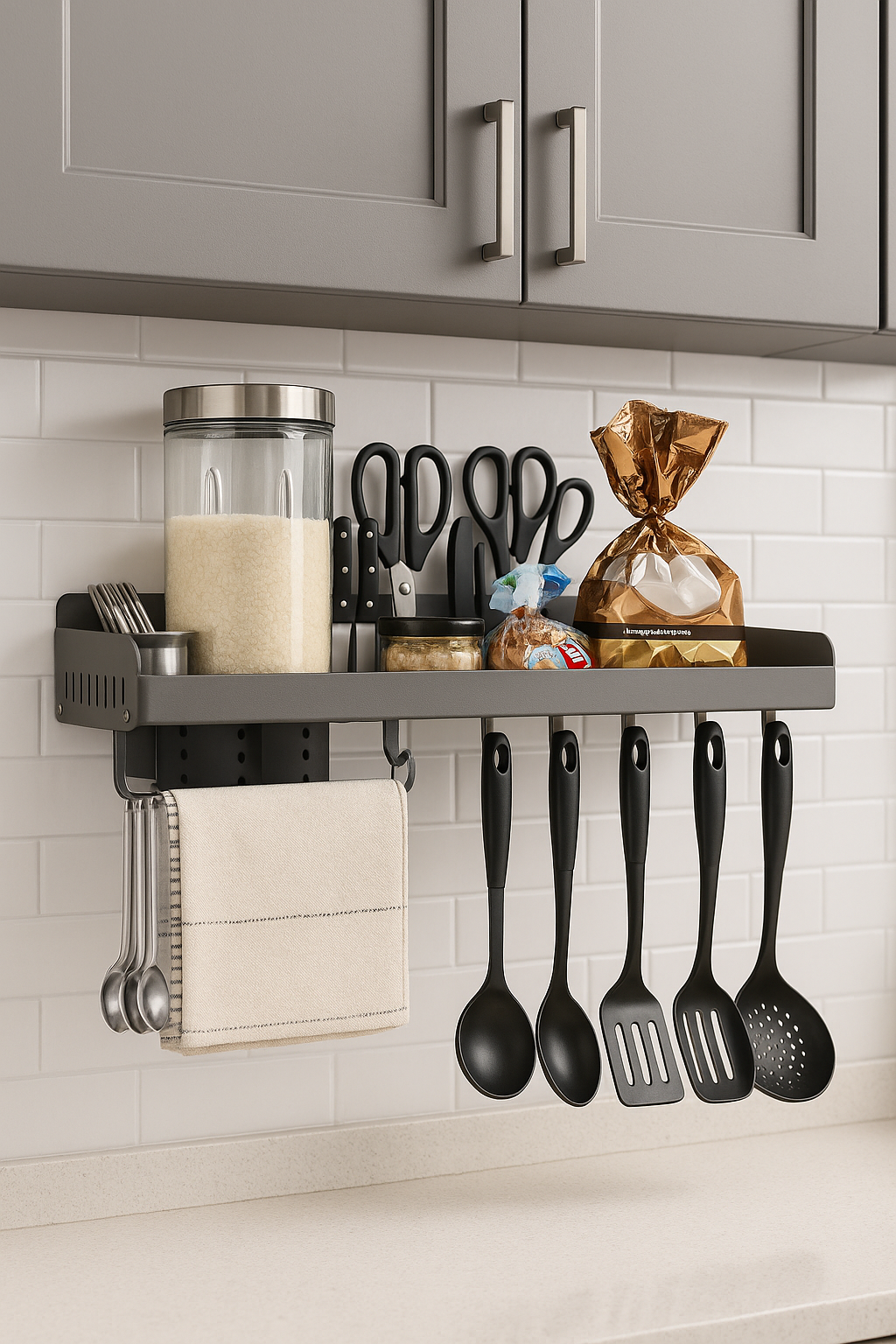 Gray helmet for bikers