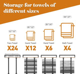 TOALLERO ORGANIZADOR SOPORTE TOALLA BAÑO