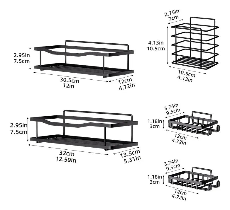 ORGANIZADOR  DE DUCHA 5 Pcs ESQUINERO