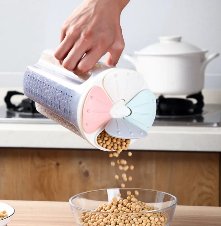 TARRO ORGANIZADOR PARA GRANOS DE COCINA