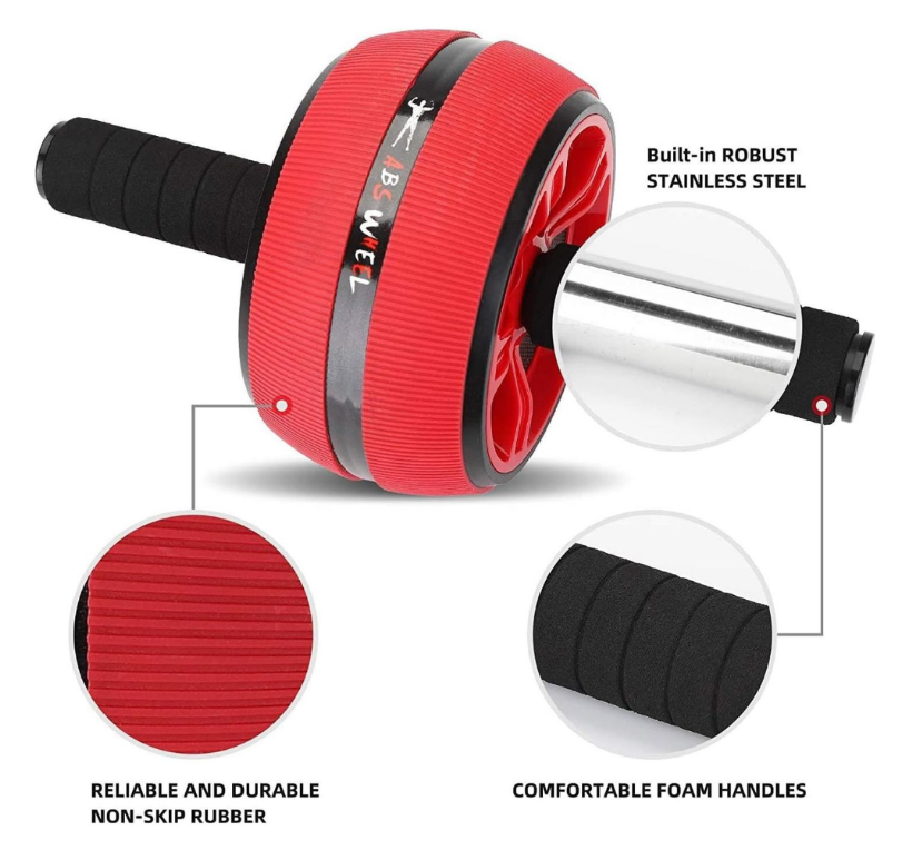 RUEDA ABDOMINAL RODILLO GRUESO TIPO BARR