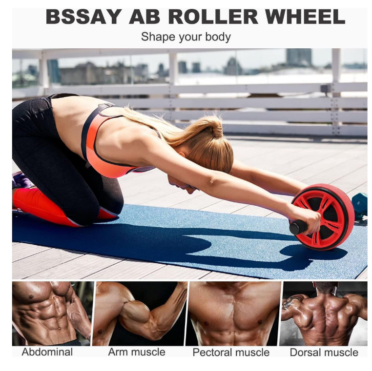 RUEDA ABDOMINAL RODILLO GRUESO TIPO BARR