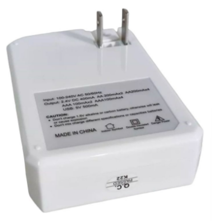 CARGADOR BATERIAS PILAS RECARGABLE MAXU