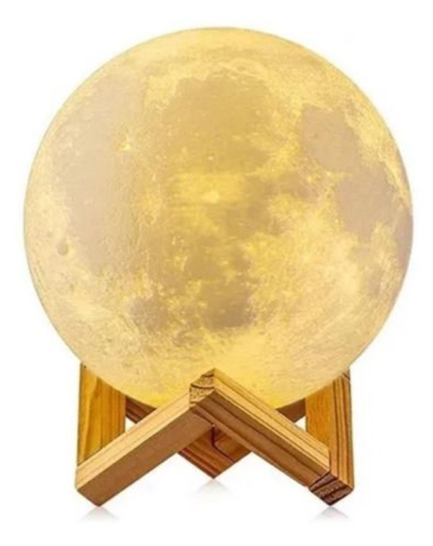 LAMPARA HUMIDIFICADOR DISEÑO DE LUNA