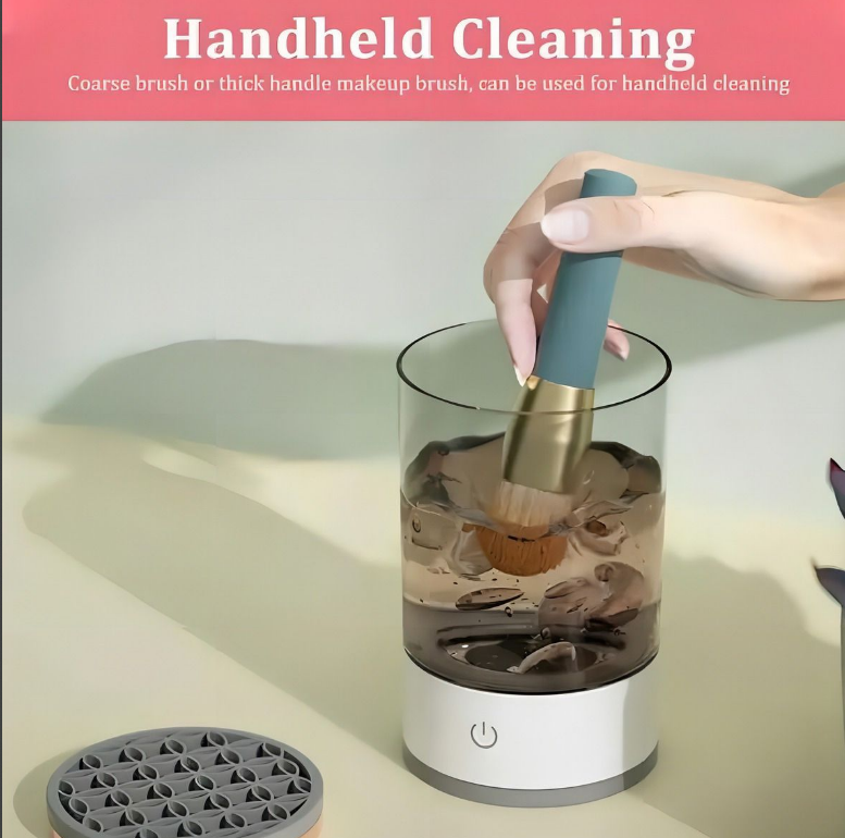 LIMPIADOR ELECTRICO BROCHAS MAQUILLAJE