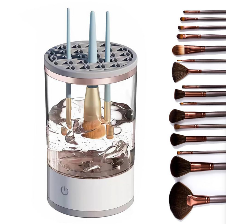 LIMPIADOR ELECTRICO BROCHAS MAQUILLAJE