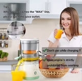 EXPRIMIDOR NARANJA ELÉCTRICO RECARGABLE