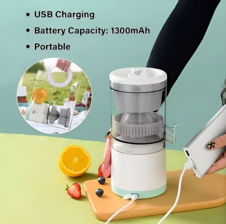 EXPRIMIDOR NARANJA ELÉCTRICO RECARGABLE