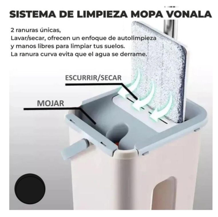 TRAPERO MOPA PLANO CUBO ESCURRIDOR