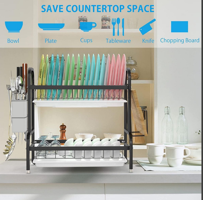 ESTANTE ESCURRIDOR DE COCINA PARA PLATOS