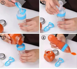 CUCHARA ALIMENTACION BEBE SILICONA
