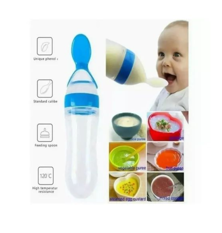 CUCHARA ALIMENTACION BEBE SILICONA