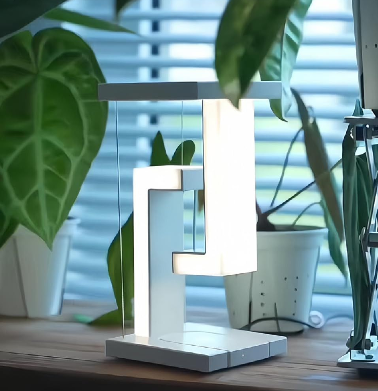 LAMPARA FLOTANTE CON BASE CARGA INALAMBRICA