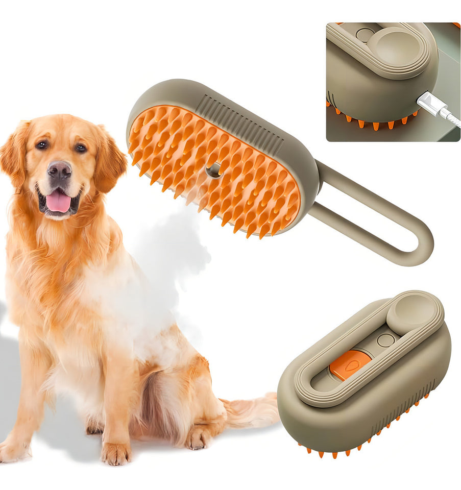 CEPILLO VAPOR CON AGARRADERA MASCOTAS